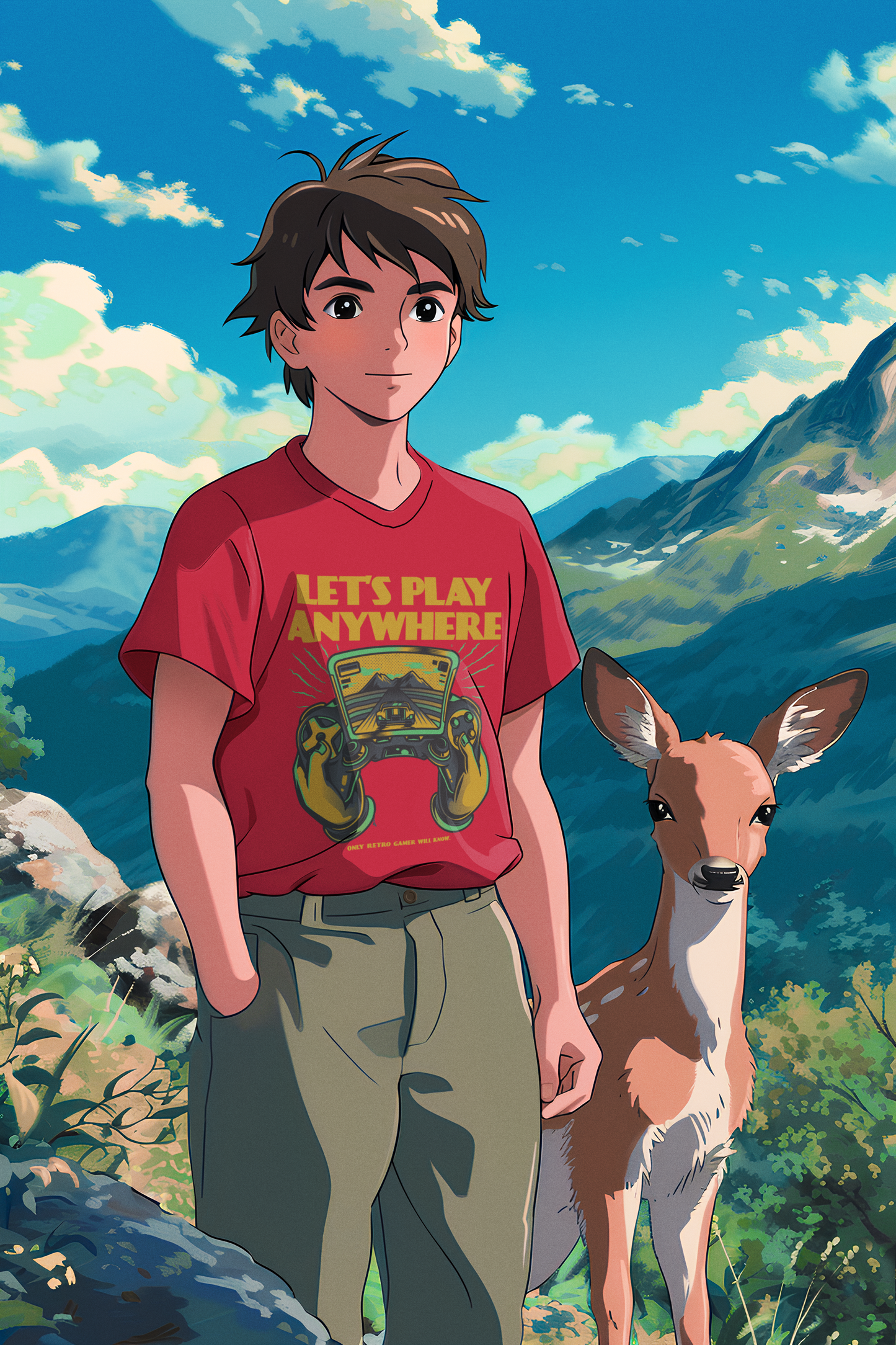 Boy's Crew Neck T-Shirt