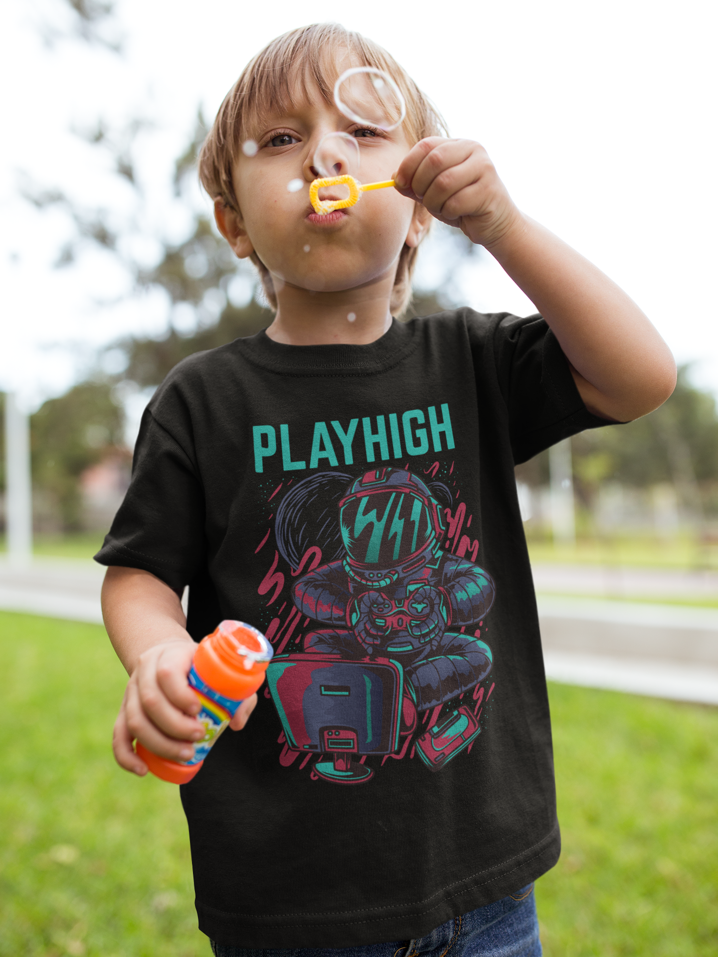 Boy's Crew Neck T-Shirt