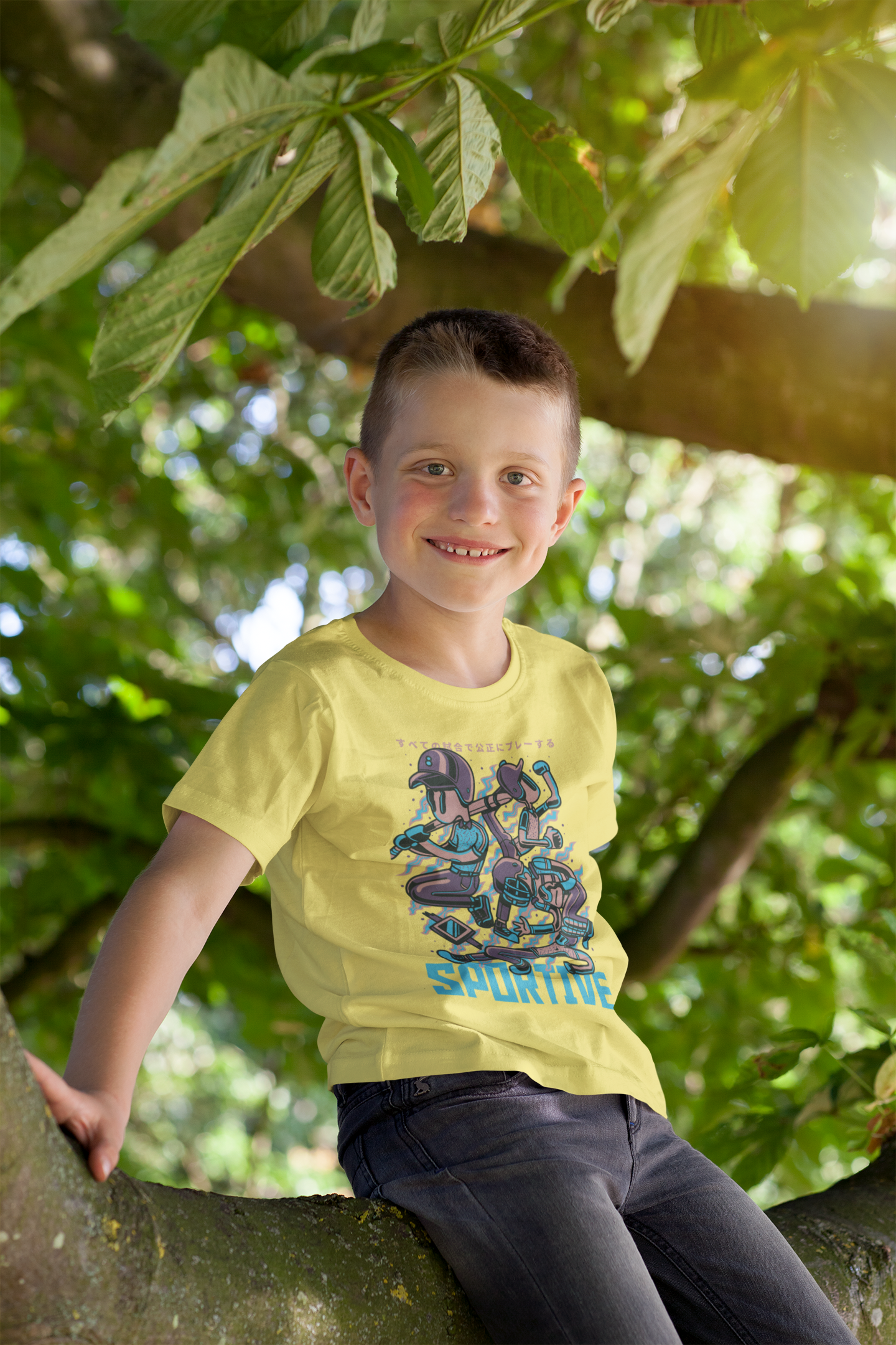 Boy's Crew Neck T-Shirt