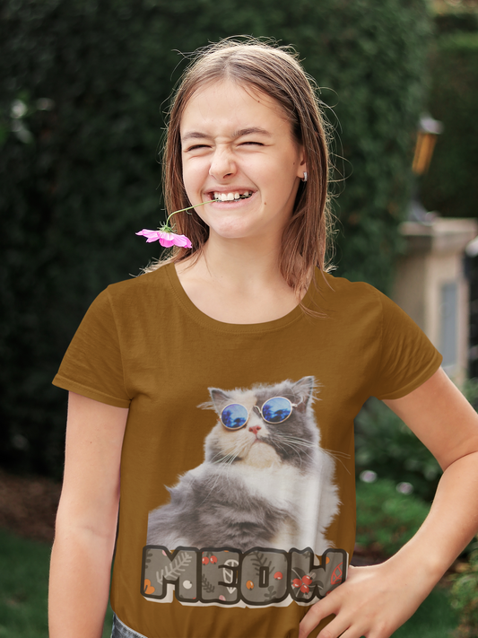 Girl's Crew Neck T-Shirt