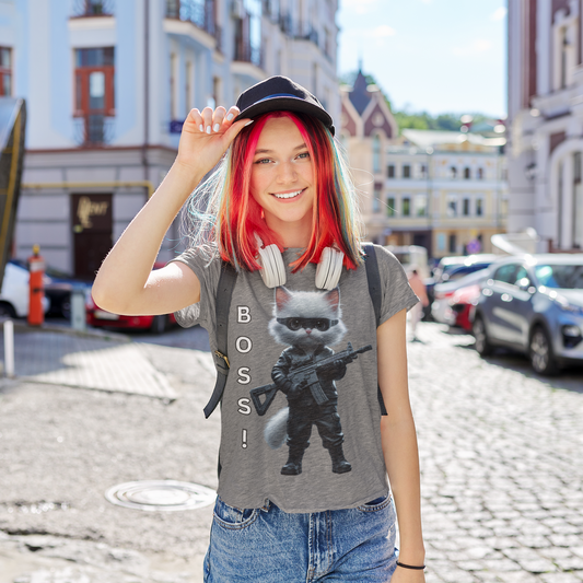 Girl's Crew Neck T-Shirt
