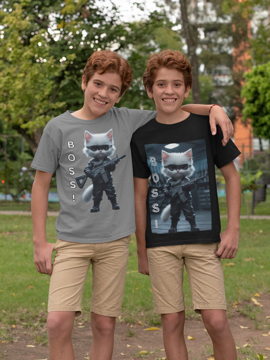 Boy's Crew Neck T-Shirt  Super Soft Comfort for Non-Stop Adventures!